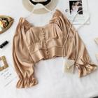 Square 3/4-sleeve Top