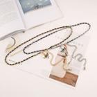 Heart Pendant Alloy Waist Chain