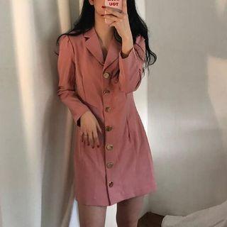 Notch Lapel Coatdress