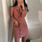 Notch Lapel Coatdress