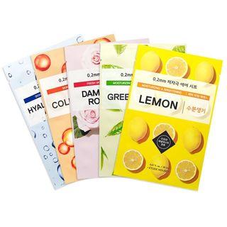 Etude House - Variety Pack - 0.2 Therapy Air Mask - 15 Flavors