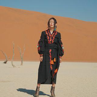 Tasseled Maxi Dress