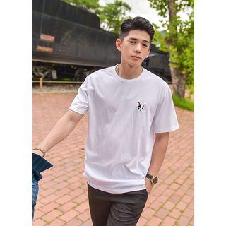 Animal Embroidered T-shirt