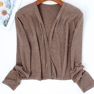 Light Cardigan Coffee - One Size