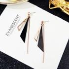 Triangle Fringed Dangle Earring As Shown In Figure - One Size
