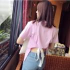 Tie Back Short Sleeve T-shirt