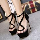 High-heel Ankle Strap Sandals