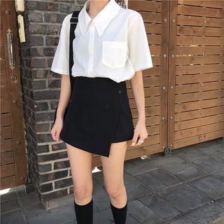Short-sleeve Shirt / Plain Skort