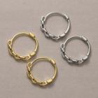 Sterling Silver Chain Mini Hoop Earring