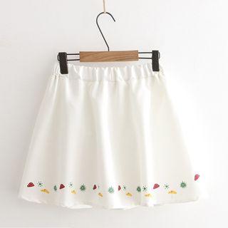 Mushroom Printed Skirt