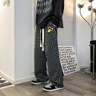 Checkered Loose Fit Pants