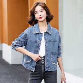 Loose-fit Nail Denim Jacket