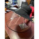 Hat With Face Shield Black - One Size