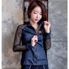 Mesh Sleeve Sports Jacket