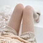 Pointelle Tights White - One Size
