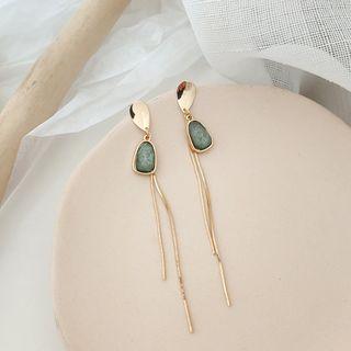 Alloy Acrylic Fringed Earring