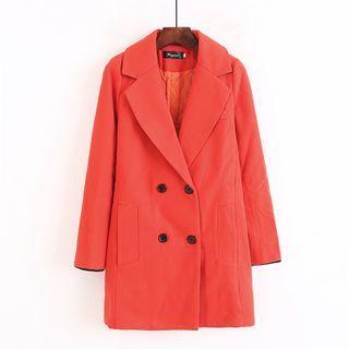 Double-buttoned Woolen Blazer