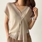 Cap Sleeve Two-way Summer Cardigan