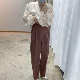 V-neck Blouse / Harem Pants