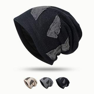 Distressed Applique Beanie