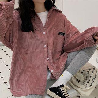 Front Pocket Corduroy Shirt