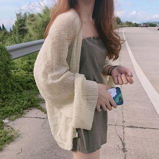 Open Front Sheer Cardigan