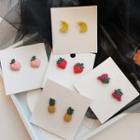 Resin Fruit Earring