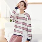 Striped Sweater Pink - One Size