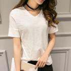 V-neck Basic T-shirt