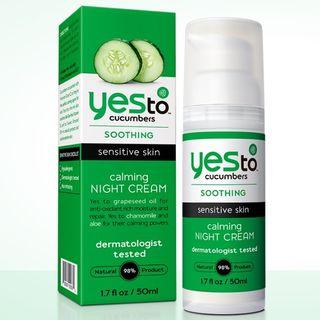 Yes To - Yes To Cucumbers: Calming Night Cream 50ml 1.7oz / 50ml
