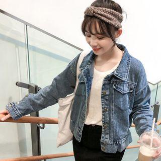 Slit-back Denim Jacket