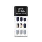 Missha - Dashing Diva Magic Press Slim Fit Press-on Gel-manicure (6 Types) #21 Hale Navy