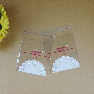 Lace Print Bakery Packing Bag Set(100pcs)