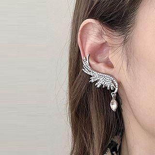 Wings Rhinestone Earring / Set