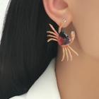 Crab Alloy Dangle Earring / Necklace