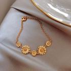 Floral Bracelet Gold - One Size
