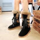 Velvet Flurry Mid-calf Boots