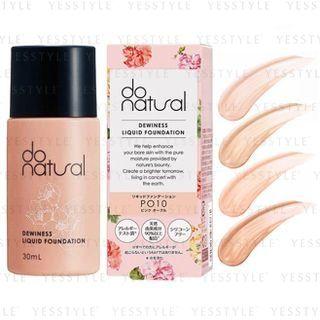 Japanorganic - Do Natural Dewiness Liquid Foundation Spf 13 Pa++ 30ml - 4 Types