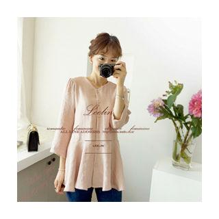 Ruffle-hem Jacket