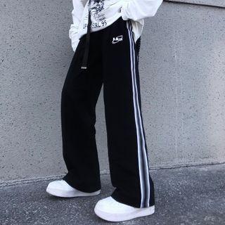 Panel Wide-leg Sweatpants
