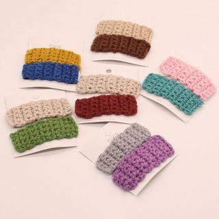 Set Of 2: Crochet Hair Clip