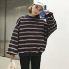 Long Sleeve Striped Pullover