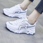 Two-tone Platform Chunky Sneakers