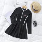Long-sleeve A-line Swim Dress