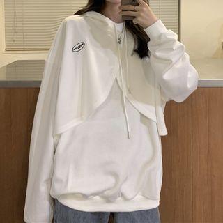 Set: Short-sleeve T-shirt + Crop Zip Hoodie