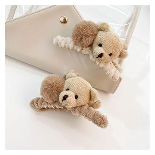 Chenille Bear Hair Claw