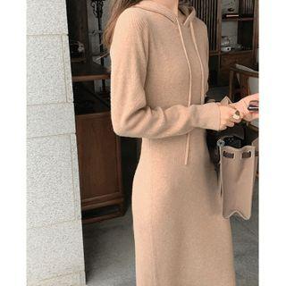 Hooded Knit Dress / Knit Hoodie