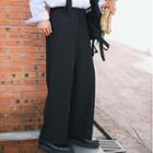 Wide-leg Pants With Suspender