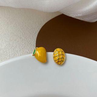 Mango Alloy Earring 1 Pair - Yellow - One Size