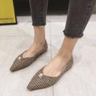 Pointed Houndstooth Flats